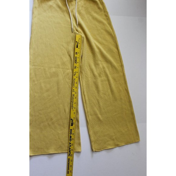 MATE the Label Yellow Wide-Leg Pants - Picture 3 of 6